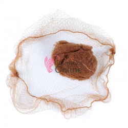 Plasa pentru cocuri, mese sau extensii, PLS005 Maro deschis 2 bucati